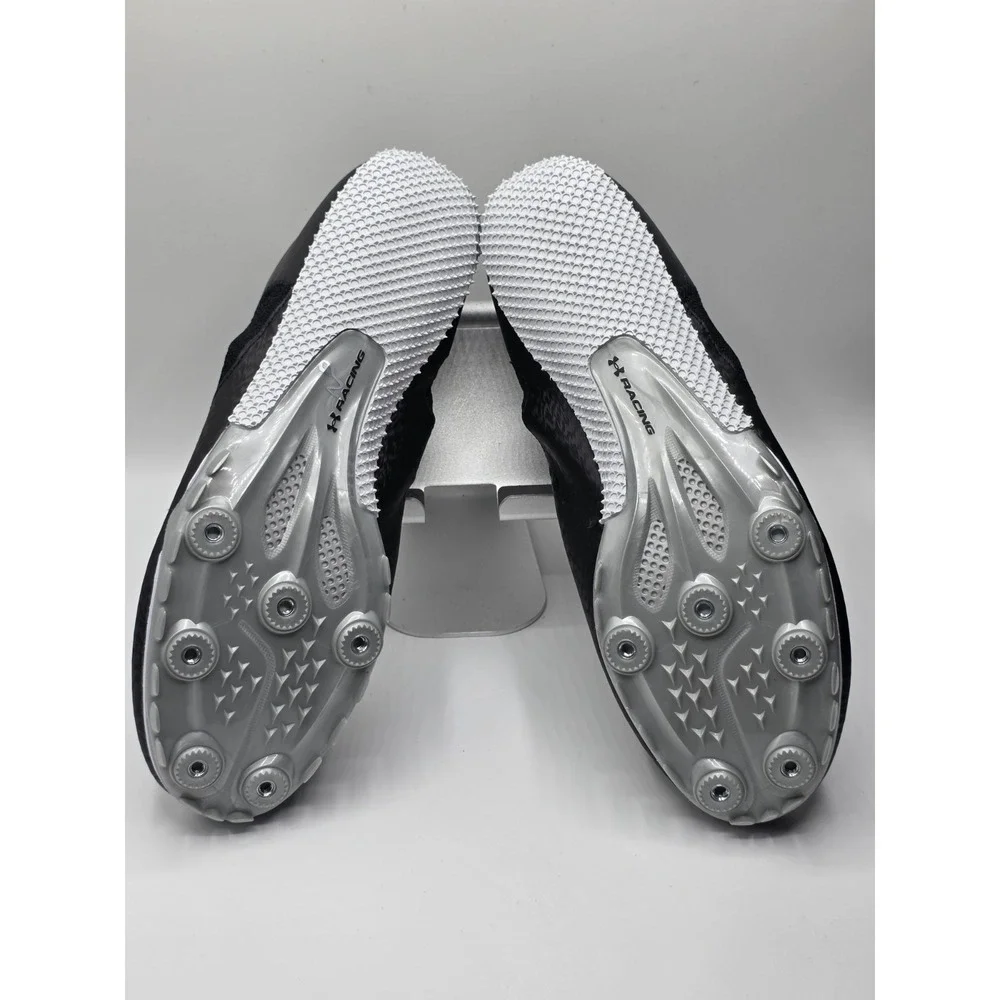 Under Armour UA Kick Sprint 4 Track Spikes Black/Gray Men's 13‎  / Women's 14.5
